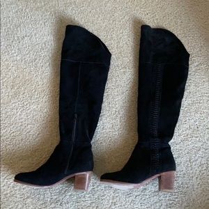 Black Matisse over the knee boots